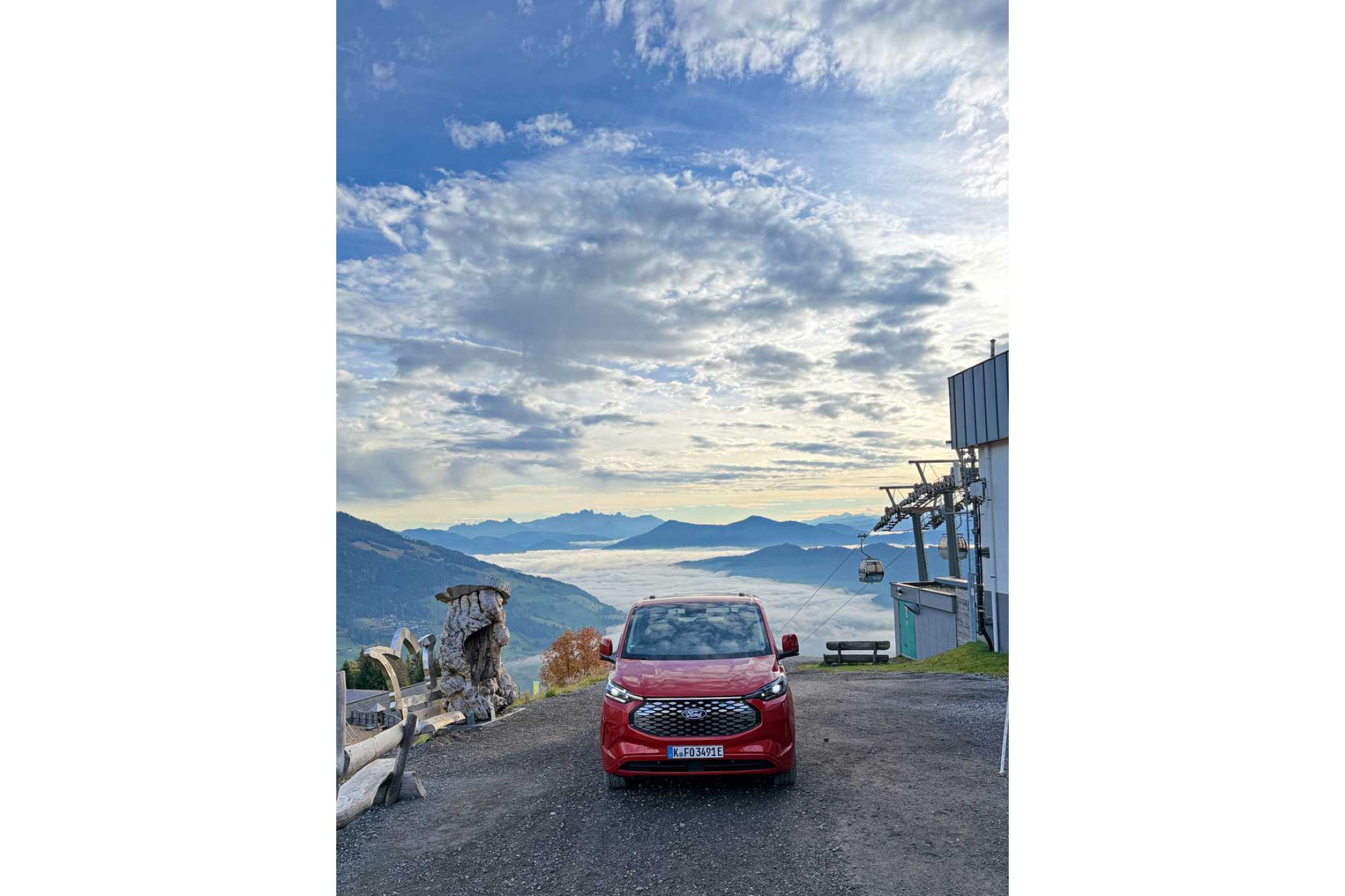 Noch eine schöne Aussicht am Berg.| Foto: Ford