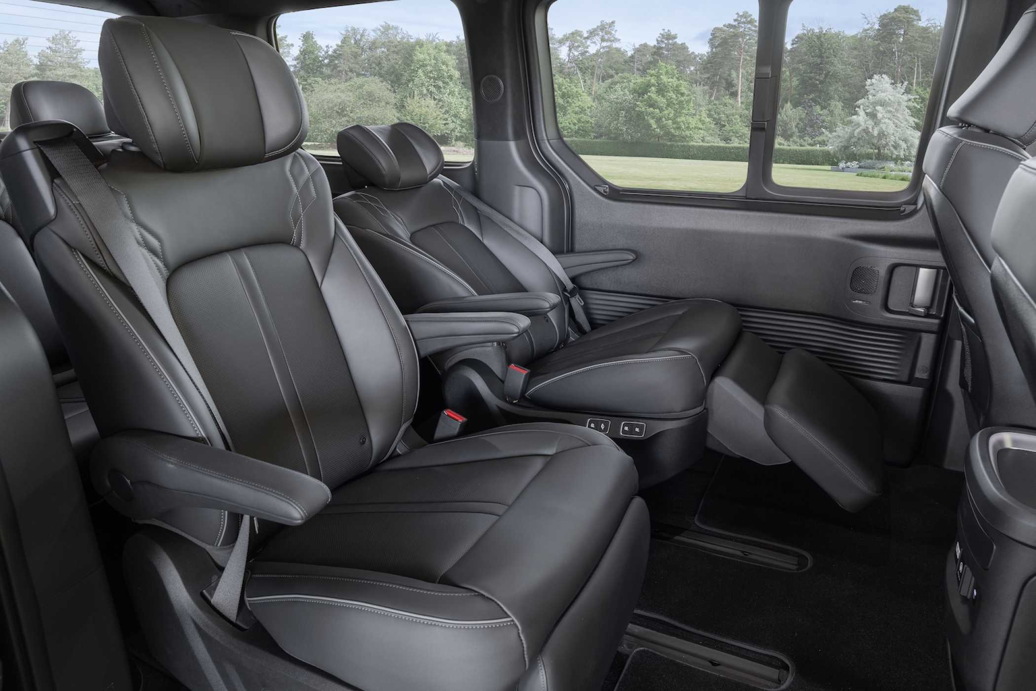 Die besten Plätze im Staria - die zweite Sitzreihe mit vollem Sitzkomfort.| Foto: Hyundai