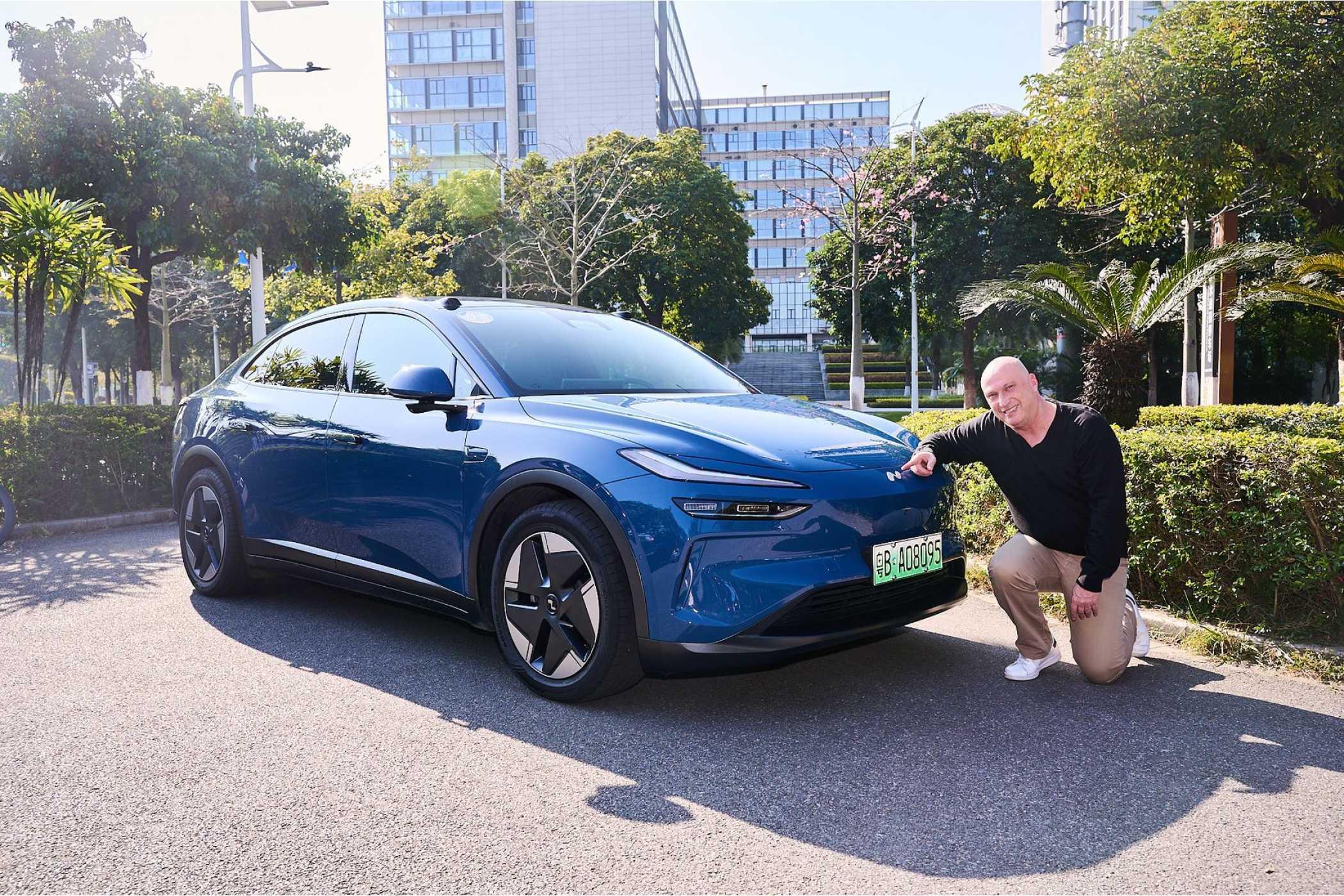 Die Front erinnert unseren Autor an Polestar. (Foto: Onvo)