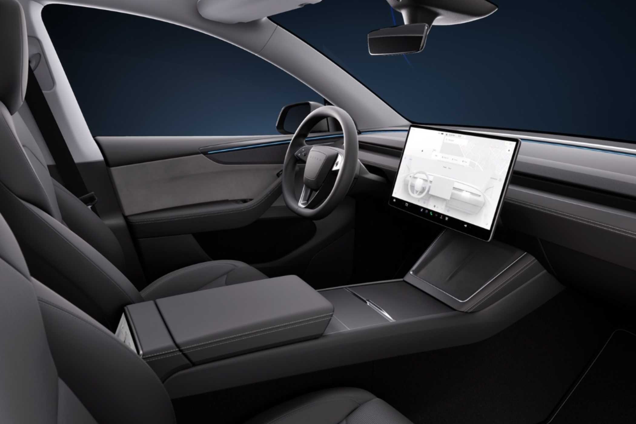 Yüksek kaliteli: İç mekan. | Foto: Tesla