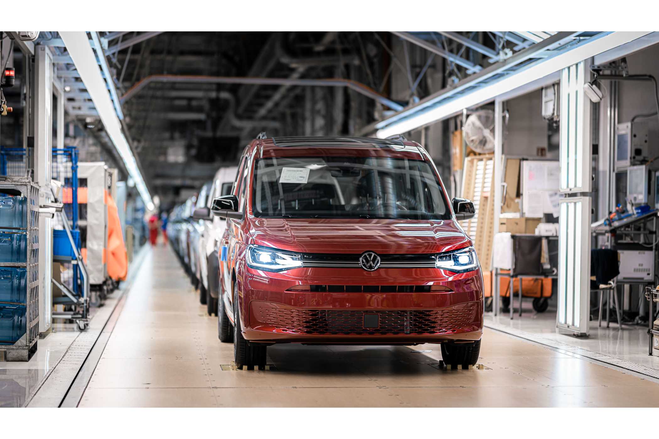 Seit 2020 wird im Werk Poznań die fünfte Generation des Caddy produziert. (Foto: VWN)