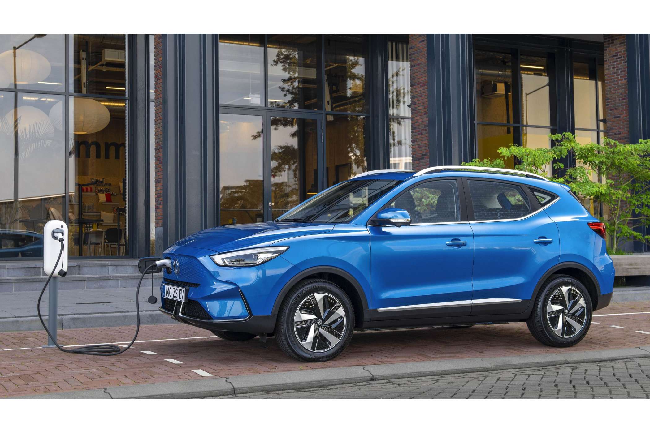 Kleines SUV, frisch überarbeitet: MG-ZS-EV.| Foto: MG