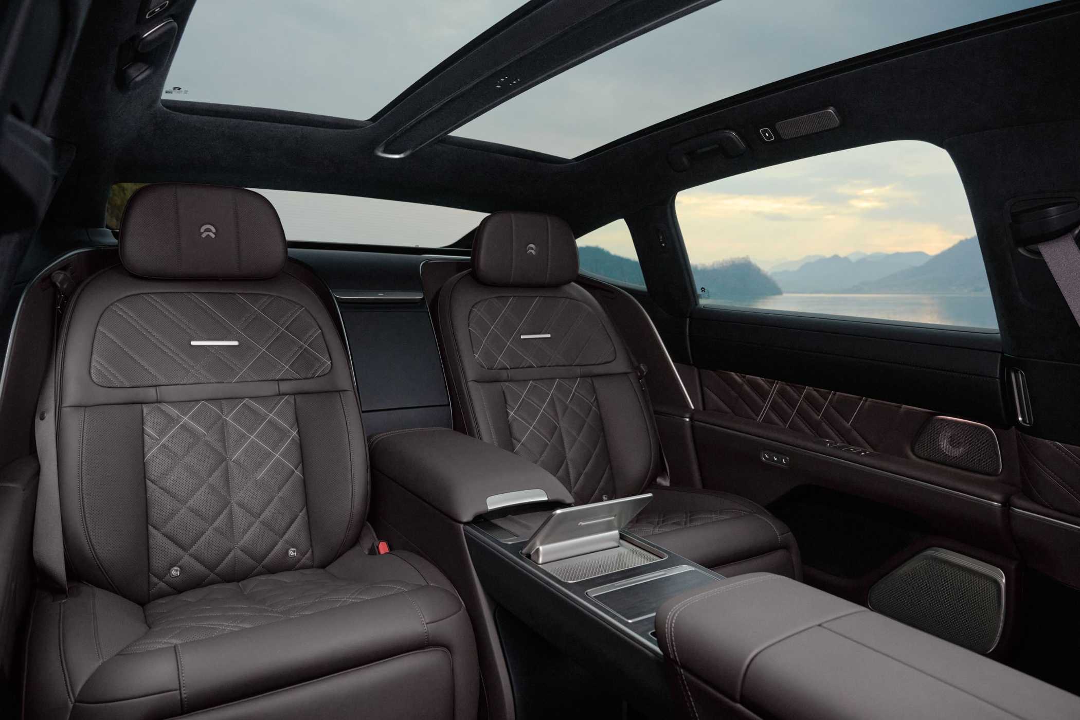 Die "Schokoladenseite" des Nio ET9 ist der Fond.| Foto: Nio