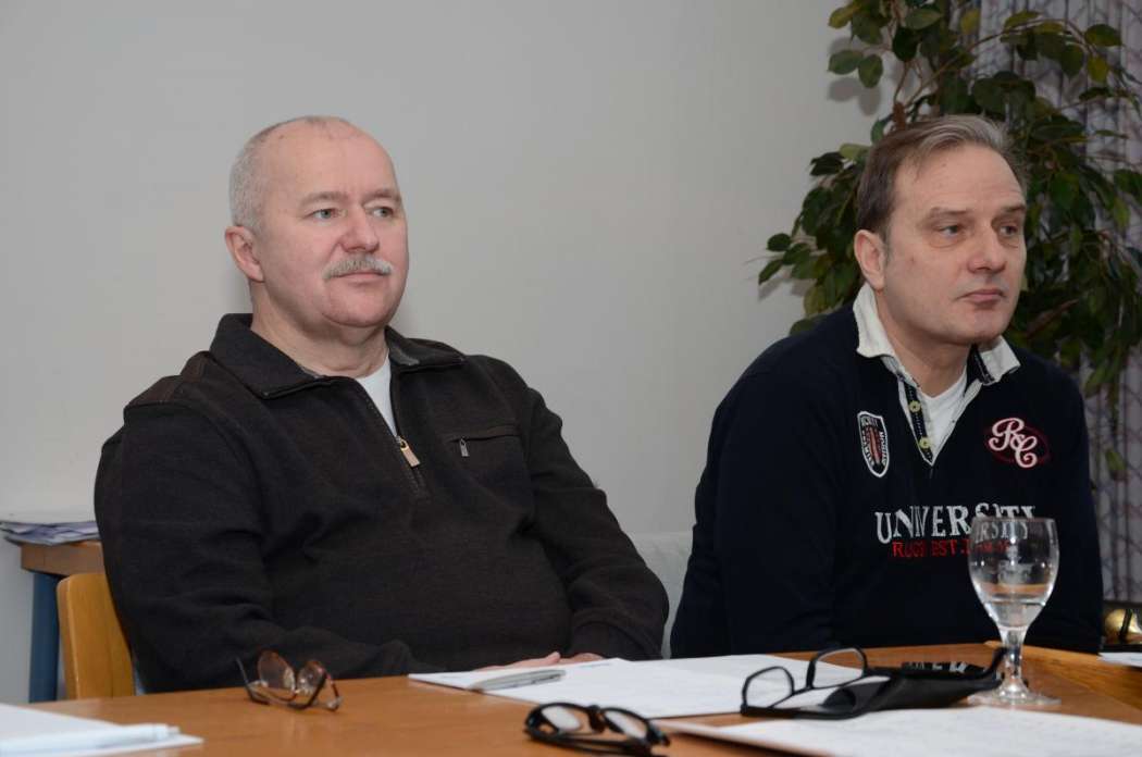Christian Brüggmann (l.) und Thomas Lohse haben den Taxitag organisiert. (Foto: Dietmar Fund)