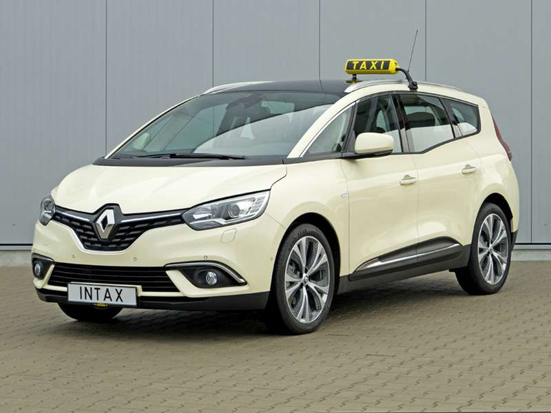 Renault bietet auch die vierte Generation des Scénic und Grand Scénic wieder mit einem Taxi-Paket an. (Foto: Intax)