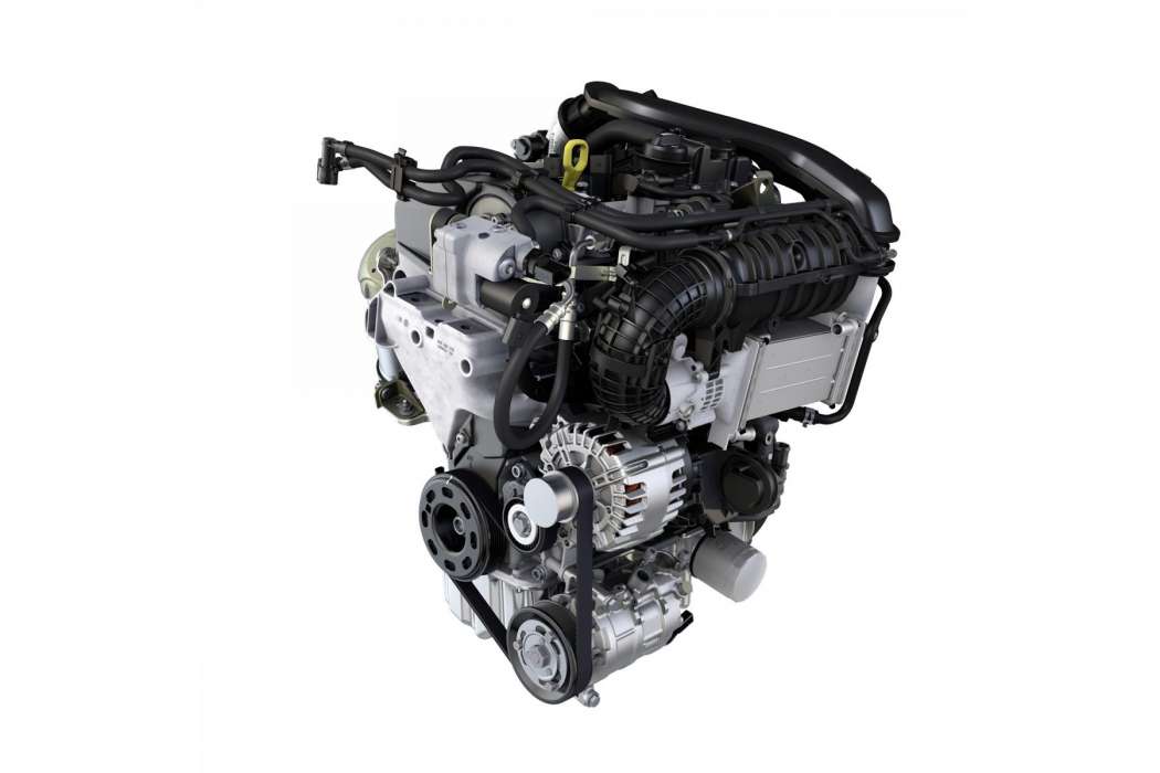 Das ist der neue 1,5-l-Erdgasmotor mit einem Turbolader mit variabler Geometrie. (Foto: Volkswagen)