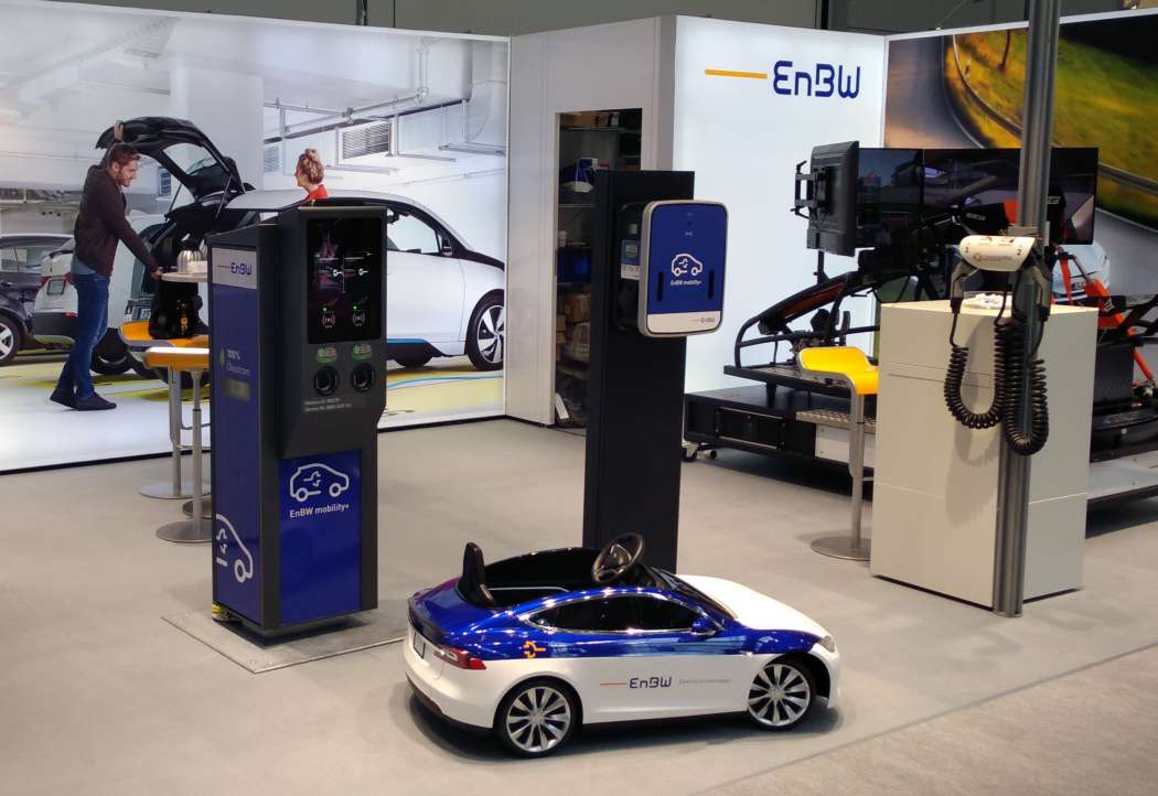 Der Messeauftritt stand ganz im Zeichen des Mottos „Voll auf E“. (Foto: EnBW)