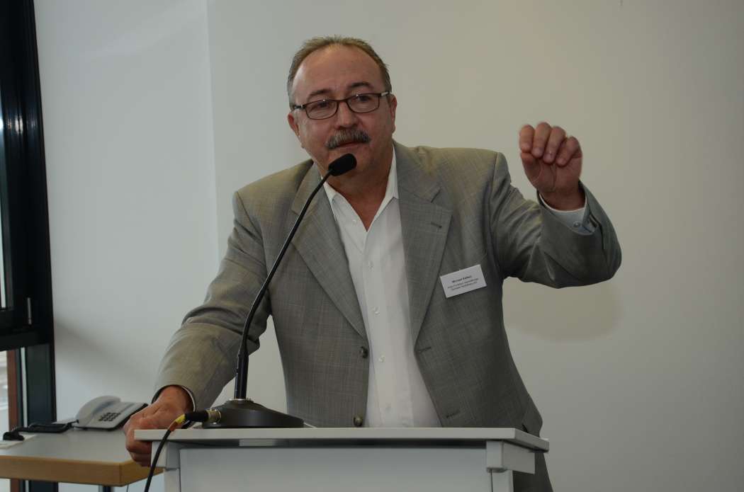 Der Heidelberger Zentralenvorstand Michael Käflein gab den gut drei Dutzend Teilnehmern der Versammlung gute Anregungen. (Foto: Dietmar Fund)