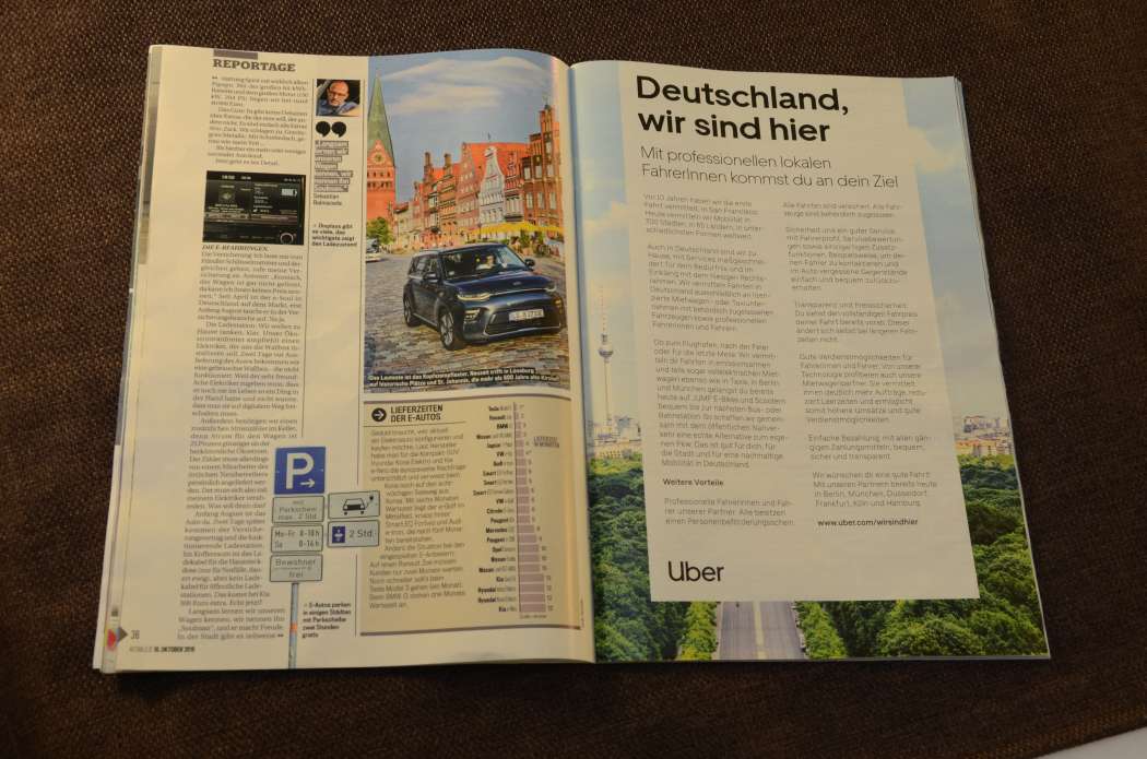 Das ist die ganzseitige Anzeige in AutoBild 41/2019. (Foto: Dietmar Fund)