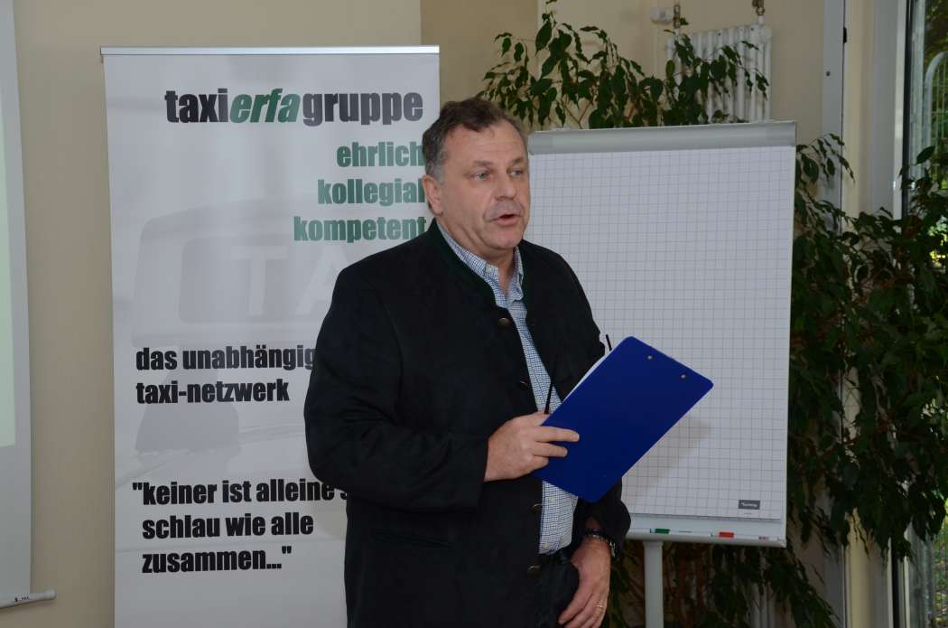 Christian Linz als Mitbegründer der Taxi-Erfa-Gruppe wünscht sich vom Bundesverband Taxi und Mietwagen mehr „Schützenhilfe“. (Foto: Dietmar Fund)