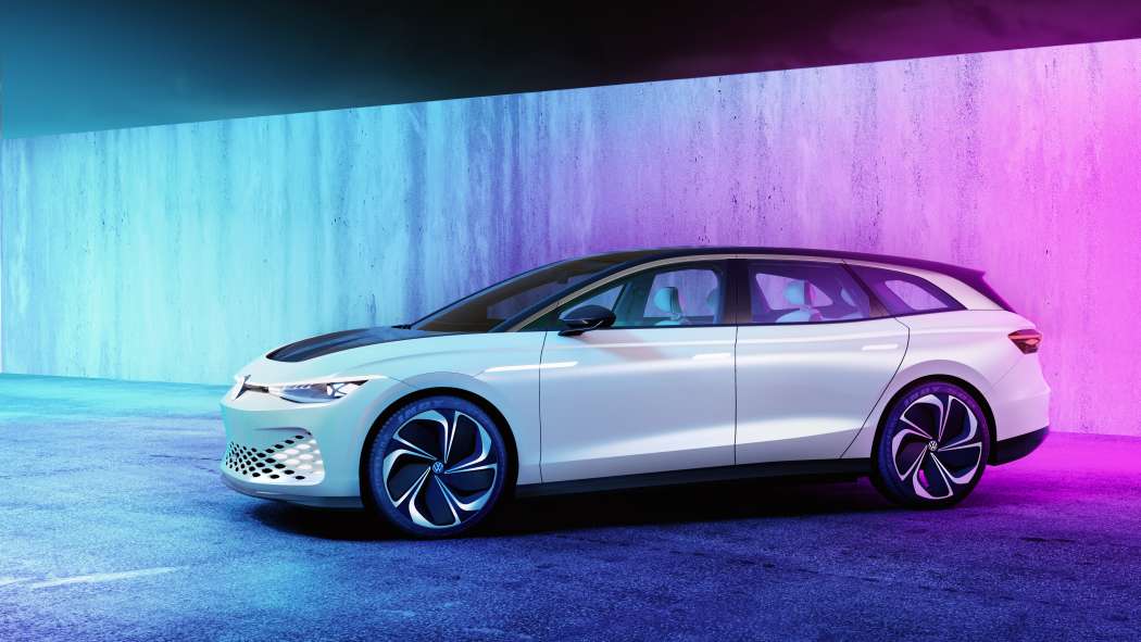 Das Elektromobil ID. Space Vizzion würde sich sicher für den Einsatz als Taxi oder Mietwagen eignen. (Foto: Volkswagen)
