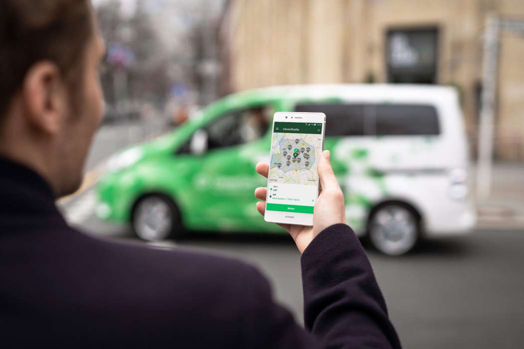 Der Digitalverband setzt sich mächtig für das Ridesharing ein, wie es etwa CleverShuttle betreibt. (Foto: CleverShuttle)