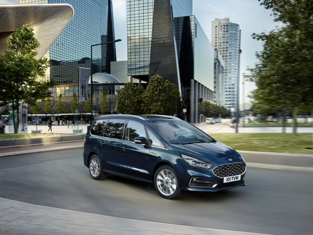 Der Galaxy (Foto) und der S-Max sollen mit Hybrid-Antrieb dieselbe Ladekapazität wie mit anderen Antrieben haben. (Foto: Ford)