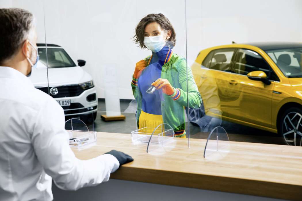 Mittlerweile vergeben die Händlerbetriebe wieder Wartungstermine. (Foto: Volkswagen)
