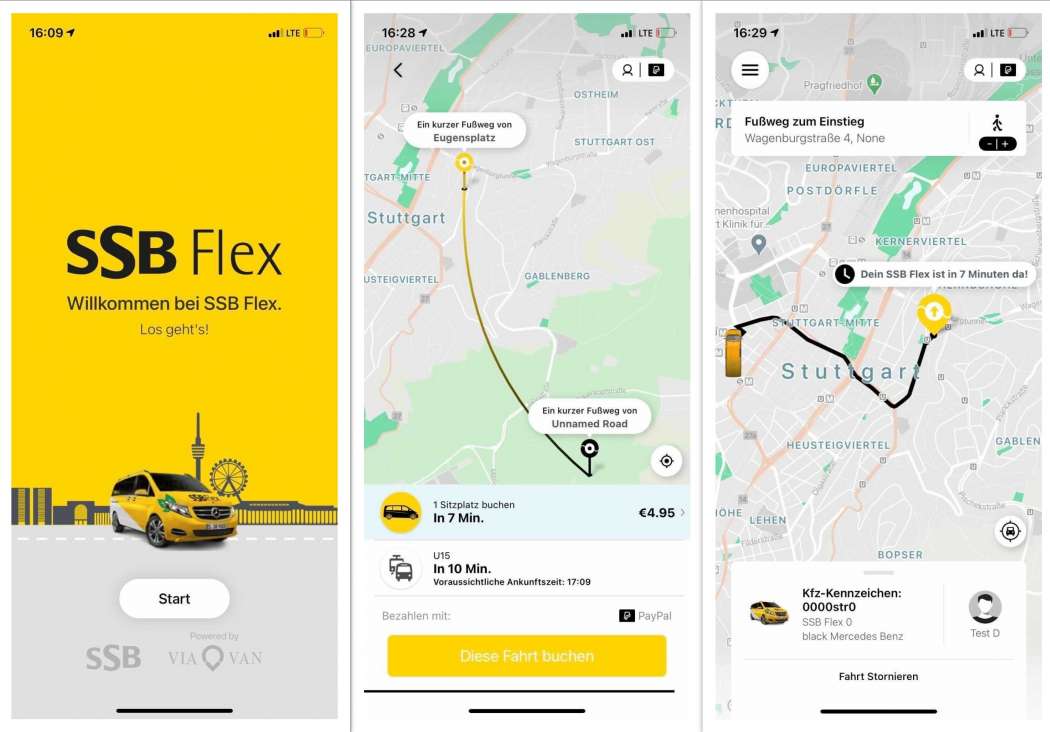 Die App SSB Flex 2.0 soll nach dem Umstieg auf die Software von ViaVan unter anderem für Sehbehinderte besser bedienbar werden. (Foto: SSB)