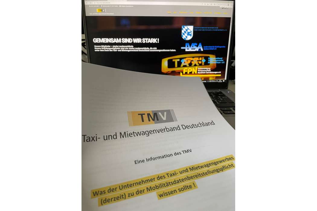 Der TMV hat die wichtigsten Gesichtspunkte der Mobilitätsdaten-Übermittlung gut erläutert. (Foto: TMV)