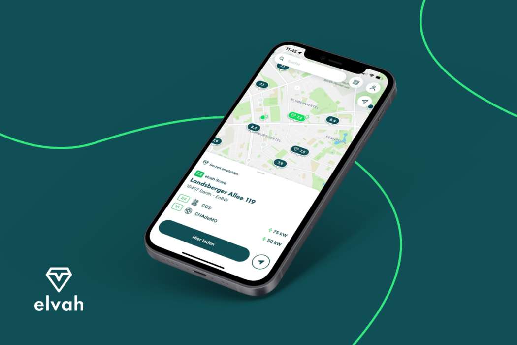 Die Lade-App von elvah trifft Aussagen zur Zuverlässigkeit von Ladepunkten und hilft mit Fotos dabei, die oft versteckten Ladesäulen zu finden. (Foto: elvah GmbH)