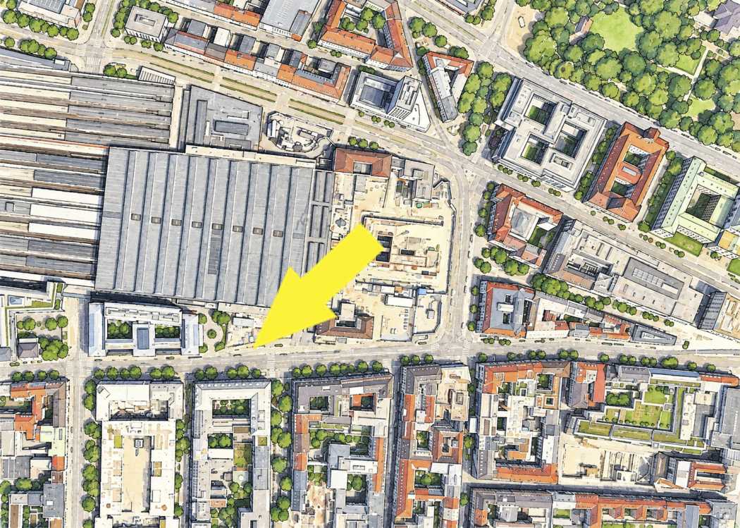 At Munich Central Station, the situation for taxi drivers is already precarious at the moment — and now the taxi stand south of the station is to be removed as well. | Photo: taxi today editorial team/AI