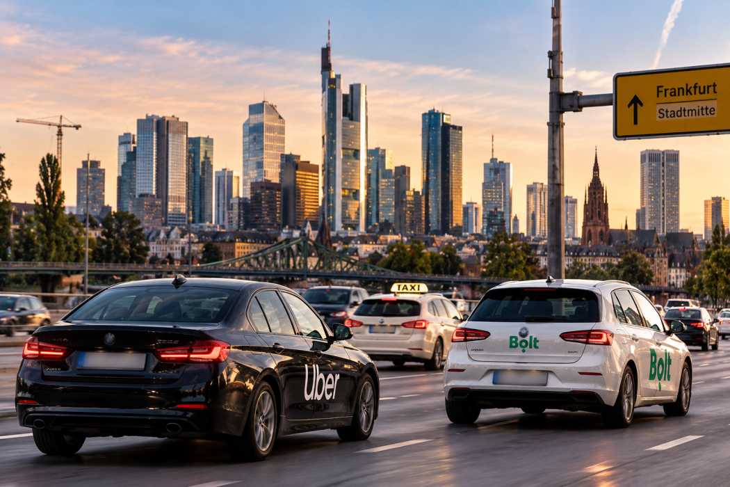 The City of Frankfurt is examining the legal prerequisites for binding price floors in the rental-car sector. | Photo: Huss-Verlag/AI-generated
