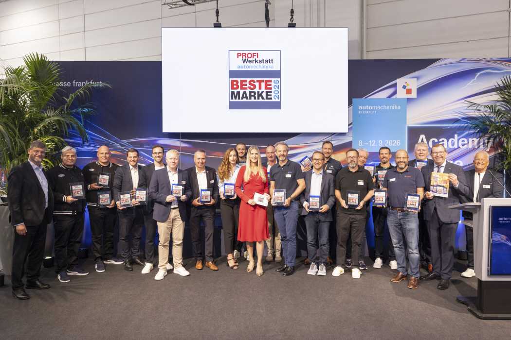 Das sind die Gewinner der Leserwahl "Beste PROFI Werkstatt-Marke 2026". | Foto: BPWM2026/HUSS-VERLAG