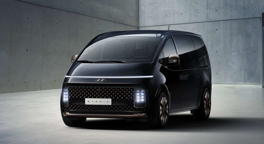 Vollintegriert: Der Staria setzt auf ein Design wie aus einem Guss, das auf gute Aerodynamik und Raumeffizienz schließen lässt. | Foto: Hyundai
