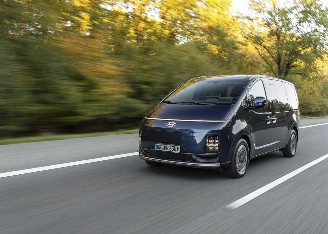 Endlich hat der Hyundai-Van den Antrieb, der zu seinem futuristischen Äußeren passt: Elektrisch.| Foto: Hyundai 