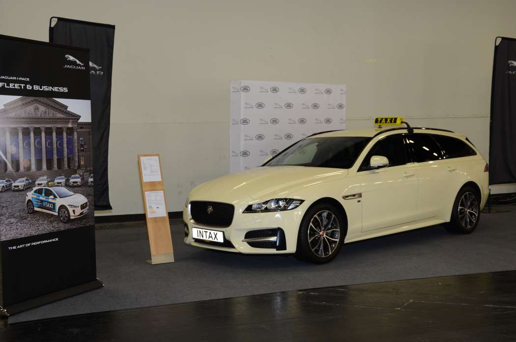 Der Jaguar XF Sportbrake war als Pilotprojekt auf der Messe ausgestellt. (Foto: Dietmar Fund)