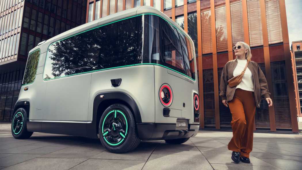 BorgWarner liefert das Batteriesystem für das neue, autonome Holon-Shuttle mit Platz für bis zu 15 Personen. (Foto: Holon)