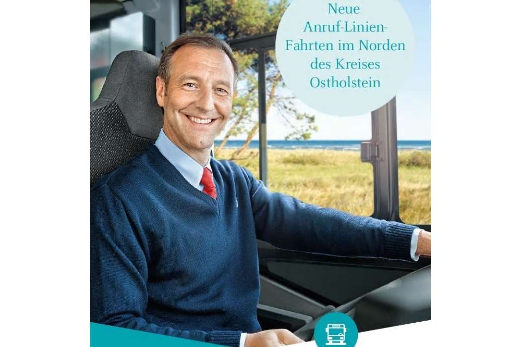 In Ostholstein wirbt die Autokraft mit Busfahrer-Motiven für ihr ALFA-Netz. (Foto: Autokraft GmbH)