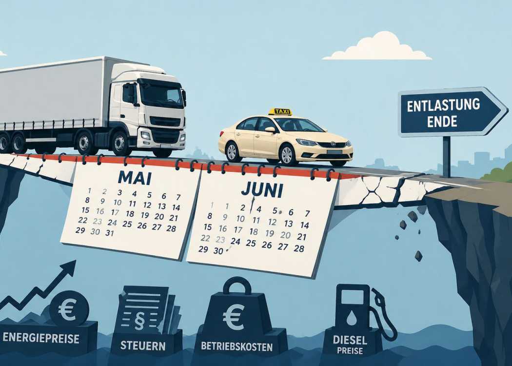 For two months, the taxes on gasoline and diesel will be cut by 17 cents. It is unclear both how much of it the oil industry will pass on, and how it will proceed thereafter. | Photo: taxi-heute editorial / AI