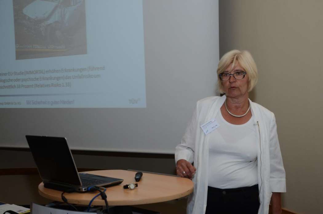 Die Ärztin Sabine Herzberg gab gute Informationen zum Umgang mit Fahreignungsgutachten. (Foto: Dietmar Fund)