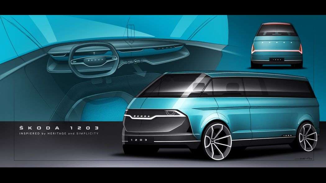 Der 1203 galt als tschechoslowakischer "Bully". So könnte er auf der MEB-Plattform aussehen. | Foto: Skoda Auto