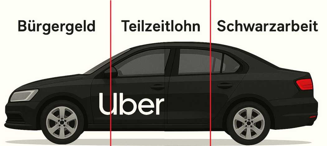 Neben offiziellem Einkommen und staatlicher Unterstützung soll bei den Uber-Fahrern die Schwarzarbeit eine erhebliche Rolle spielen.| Foto: T. Kanzler